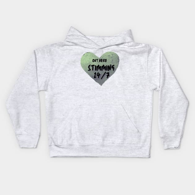 Stimming 24/7 Stimming pride Kids Hoodie by system51